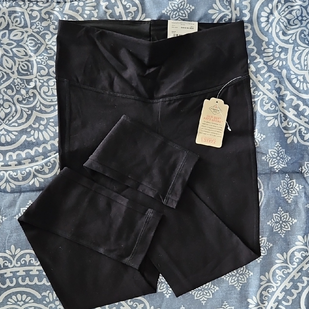 St. John's Bay Black Leggings - X-Small NWT